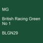 Preview: MG, British Racing Green No 1, BLGN29.